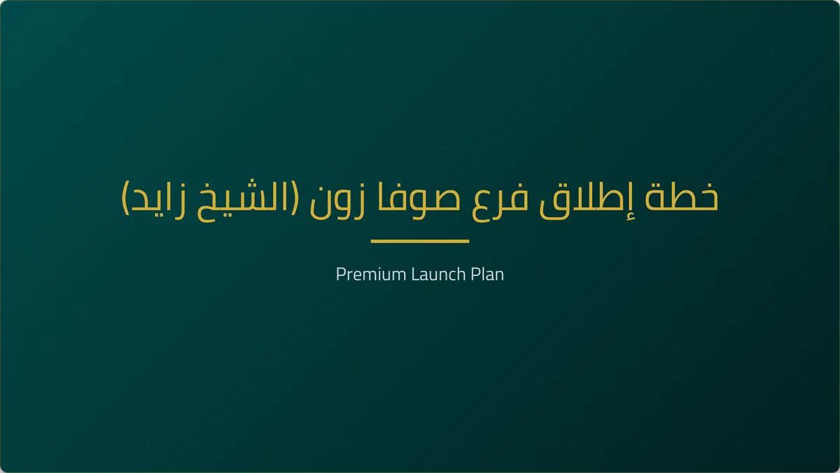 Branch launch plan